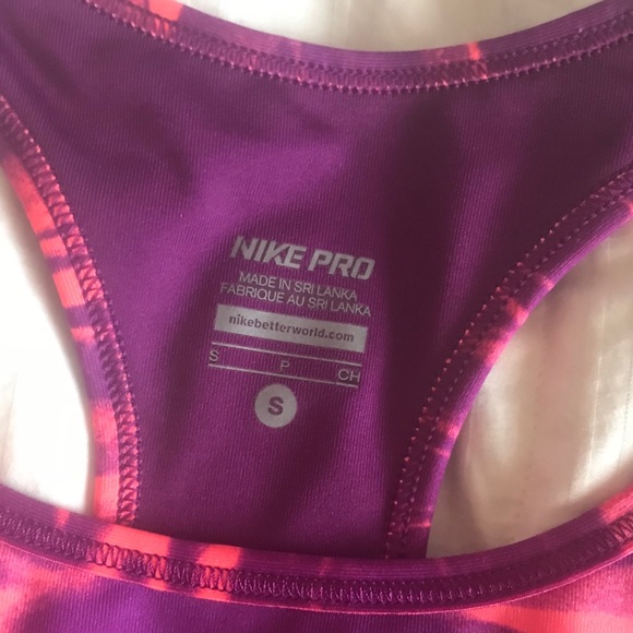 Nike Pro Dri-Fit Patterned Sports Bra - Picture 2 of 3